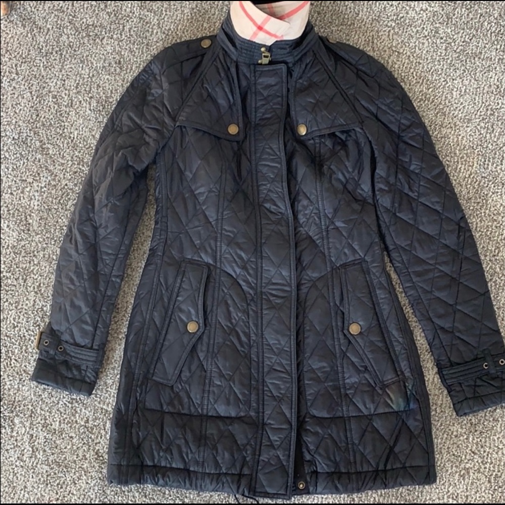 Authentic Burberry Brit Finsbridge Quilted Coat